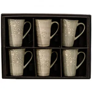 Fuka 6 Piece Ceramic Oriental Mug Set by Casa Sano, a Cups & Mugs for sale on Style Sourcebook