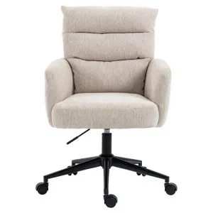 Mark-3 Fabric Office Chair, Beige by ArteVista Emporium, a Chairs for sale on Style Sourcebook