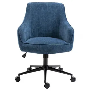 New York Fabric Office Chair, Navy by ArteVista Emporium, a Chairs for sale on Style Sourcebook