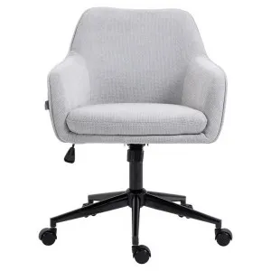 Teddy Knitted Fabric Office Chair, Light Grey by ArteVista Emporium, a Chairs for sale on Style Sourcebook