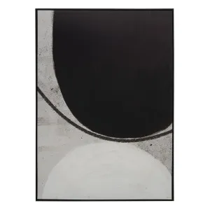 Monochrome Curves 1 Box Framed Canvas in 104x144cm by OzDesignFurniture, a Prints for sale on Style Sourcebook