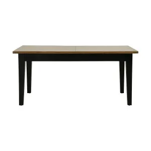 Milford Ext. Dining 175-220cm in Black/Natural by OzDesignFurniture, a Dining Tables for sale on Style Sourcebook