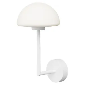 Orb Dome Long Arm Wall Light, White by Lighting Republic, a Wall Lighting for sale on Style Sourcebook