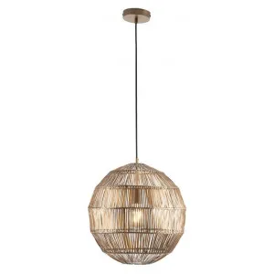 Sutton Iron Strip Ball Pendant Light, Small by Mercator, a Pendant Lighting for sale on Style Sourcebook