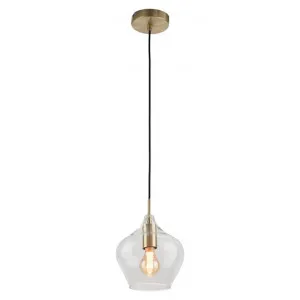 Darby Glass Pendant Light, Small, Clear by Mercator, a Pendant Lighting for sale on Style Sourcebook