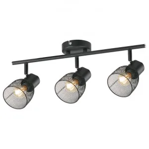 Emily Industrial Straight Bar Spotlight, 3 Light by Mercator, a Spotlights for sale on Style Sourcebook