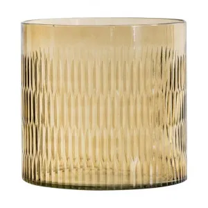 Nacebe Glass Candle Holder, Large, Gold by Casa Bella, a Vases & Jars for sale on Style Sourcebook