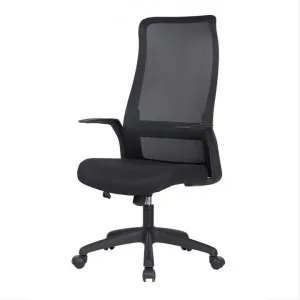 Janna Mesh Office Chair - Black by Interior Secrets - AfterPay Available by Interior Secrets, a Chairs for sale on Style Sourcebook