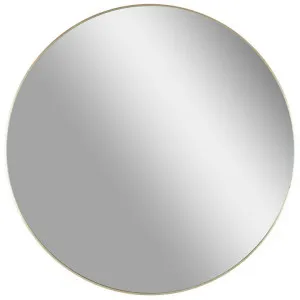 Stella Iron Frame Round Wall Mirror, 80cm, Gold by Maine and Crawford, a Mirrors for sale on Style Sourcebook