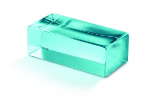 Venetian Glass - Aquamarine (Semi Polished) by Austral Bricks, a Bricks for sale on Style Sourcebook