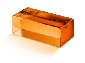 Venetian Glass - Golden Amber (Semi Polished) by Austral Bricks, a Bricks for sale on Style Sourcebook