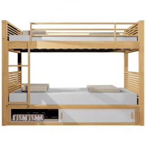 Pomona Wooden Bunk Bed with Storage, King Single by Intelligent Kids, a Kids Beds & Bunks for sale on Style Sourcebook