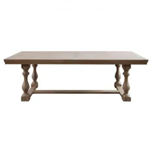 Finch Mountain Ash Timber Pedestal Dining Table, 240cm by Hanson & Co., a Dining Tables for sale on Style Sourcebook