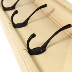 Halifax Mahogany Timber Coat Rack, 100cm, Distressed Yellow by Novasolo, a Wall Shelves & Hooks for sale on Style Sourcebook