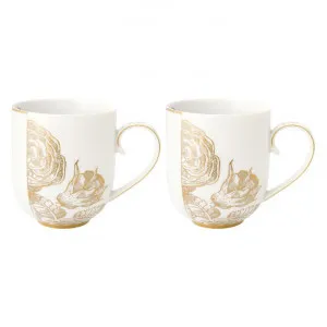 Pip Studio Royal White Porcelain Mug, Large, Set of 2 by Pip Studio, a Cups & Mugs for sale on Style Sourcebook