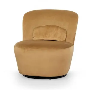 Zamora Swivel Lounge Chair - Mustard by Interior Secrets - AfterPay Available by Interior Secrets, a Chairs for sale on Style Sourcebook