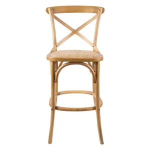 Salhouse Birch Timber Cross Back Counter Stool, Oak by Dodicci, a Bar Stools for sale on Style Sourcebook