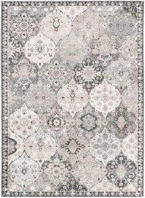 Mayfield Lantern Rug | Charcoal Beige by Rug Addiction, a Persian Rugs for sale on Style Sourcebook
