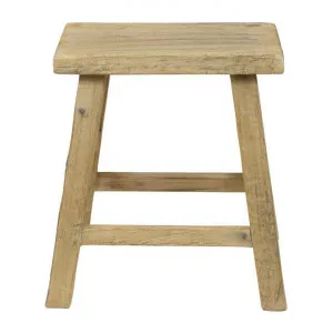 Axel Reclaimed Elm Timber Oriental Dining Stool by COJO Home, a Bar Stools for sale on Style Sourcebook