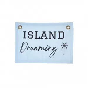 Island Dreaming Canvas Wall Flag by My Kind of Bliss, a Kids Prints & Wall Decor for sale on Style Sourcebook
