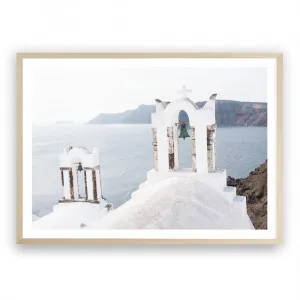 Two White Churches I Photo Art Print by The Print Emporium, a Prints for sale on Style Sourcebook