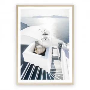 Santorini Staircase Photo Art Print by The Print Emporium, a Prints for sale on Style Sourcebook
