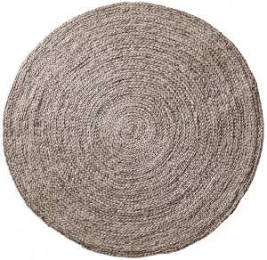 Kerala Round Braided Jute Rug | Natural Silver by Rug Addiction, a Jute Rugs for sale on Style Sourcebook