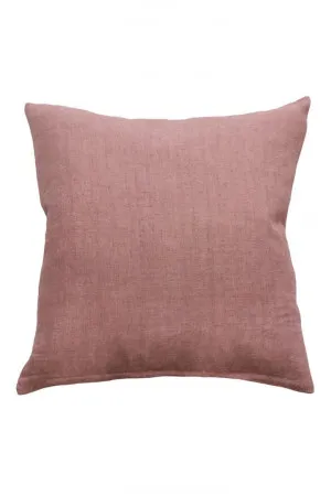 Mulberi Indira Linen Cushion - Rose by Interior Secrets - AfterPay Available by Interior Secrets, a Cushions, Decorative Pillows for sale on Style Sourcebook