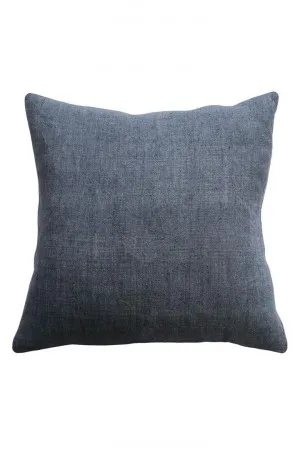 Mulberi Indira Linen Cushion - French Navy by Interior Secrets - AfterPay Available by Interior Secrets, a Cushions, Decorative Pillows for sale on Style Sourcebook