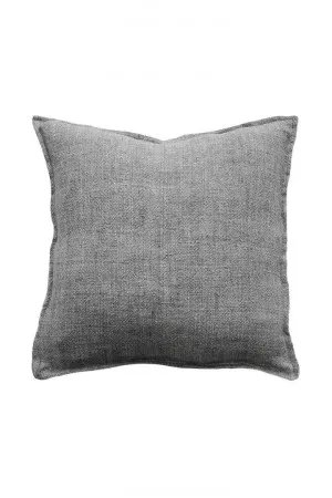 Mulberi Flaxmill Linen Cushion - Charcoal by Interior Secrets - AfterPay Available by Interior Secrets, a Cushions, Decorative Pillows for sale on Style Sourcebook
