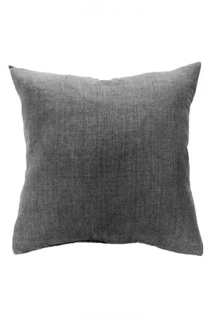 Mulberi Indira Linen Cushion - Charcoal by Interior Secrets - AfterPay Available by Interior Secrets, a Cushions, Decorative Pillows for sale on Style Sourcebook