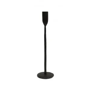 Dax Iron Candlestick, Medium, Black by French Country Collection, a Candle Holders for sale on Style Sourcebook