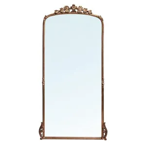Belle Vie Baroque Iron Frame Wall Mirror, 190cm, Antique Gold by French Country Collection, a Mirrors for sale on Style Sourcebook