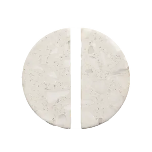 Hemi Milky Terrazzo Handle PAIR by Hardware Concepts, a Cabinet Hardware for sale on Style Sourcebook