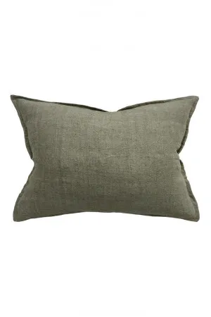 Mulberi Arcadia Linen Cushion - Moss by Interior Secrets - AfterPay Available by Interior Secrets, a Cushions, Decorative Pillows for sale on Style Sourcebook