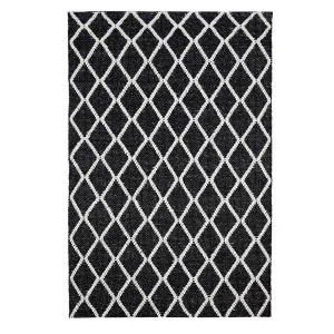 Huxley Rug 190x280cm in Black/Off White by OzDesignFurniture, a Contemporary Rugs for sale on Style Sourcebook
