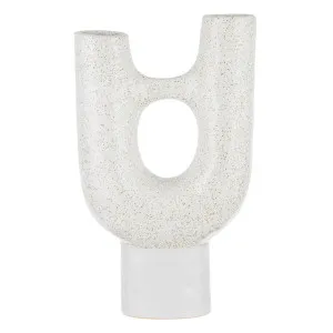 Formation Vase 21.5x35cm in Speckle White by OzDesignFurniture, a Vases & Jars for sale on Style Sourcebook