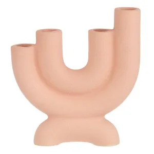 Astrala Candle Holder 17.5x18.5cm in Pink by OzDesignFurniture, a Candle Holders for sale on Style Sourcebook