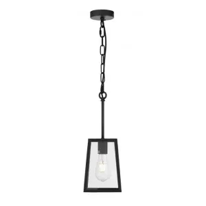 Cantena IP44 Brass & Glass Indoor / Outdoor Pendant Light, Small, Black by Telbix, a Pendant Lighting for sale on Style Sourcebook