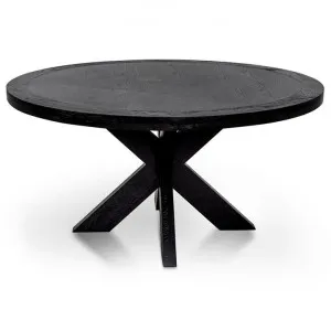 Lorentes Wooden Round Dining Table, 150cm, Black by Conception Living, a Dining Tables for sale on Style Sourcebook