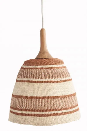 Handwoven Pendant Light - Caramel Collection, Large by Her Hands, a Pendant Lighting for sale on Style Sourcebook