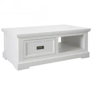 Aspen Coffee Table Brushed White by James Lane, a Coffee Table for sale on Style Sourcebook