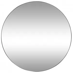 Minim Round Wall Mirror Black - 120cm by James Lane, a Mirrors for sale on Style Sourcebook