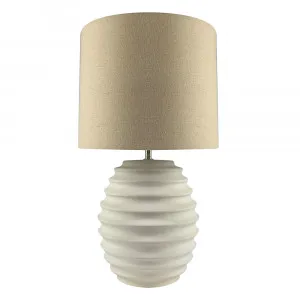 Ischia Table Lamp White by James Lane, a Lighting for sale on Style Sourcebook