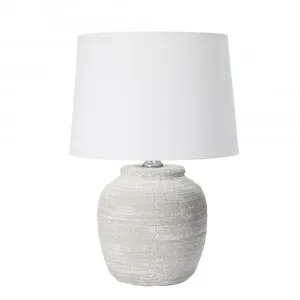 Romeo Table Lamp Antique White by James Lane, a Lighting for sale on Style Sourcebook