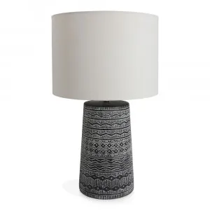 Sabine Table Lamp Charcoal by James Lane, a Lighting for sale on Style Sourcebook