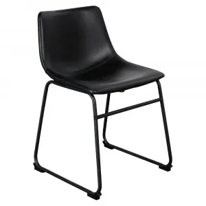 Montana Saddle Dining Chair Black by James Lane, a Dining Chairs for sale on Style Sourcebook
