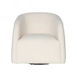 Decker Boucle Ivory Swivel Chair by James Lane, a Chairs for sale on Style Sourcebook