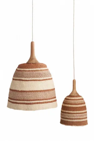 Handwoven Pendant Light - Caramel Collection by Her Hands, a Pendant Lighting for sale on Style Sourcebook