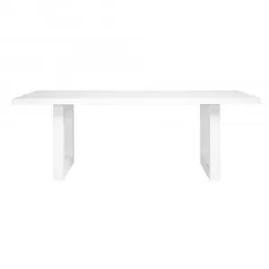Balmain Dining Table White - 210cm by James Lane, a Dining Tables for sale on Style Sourcebook